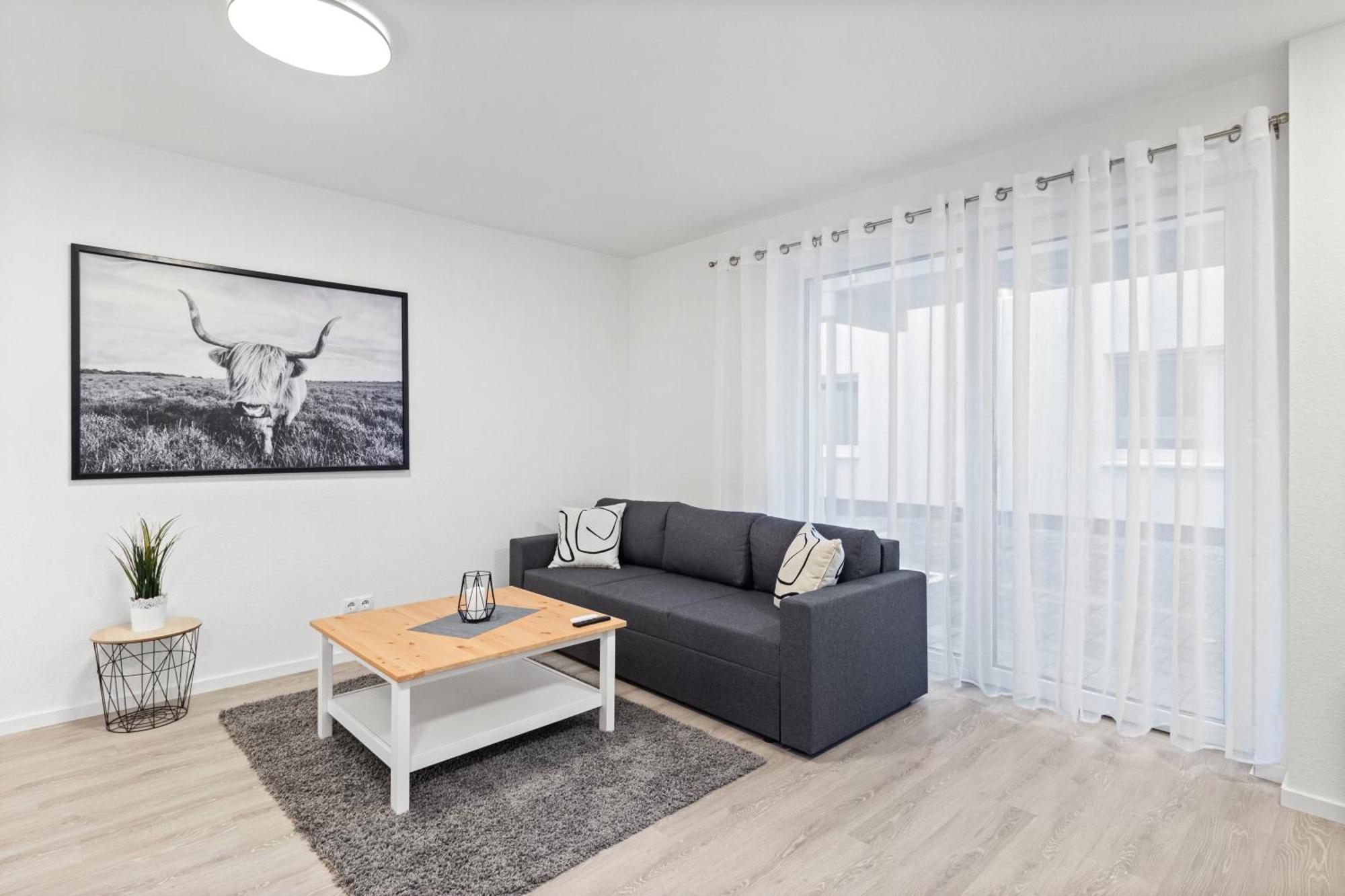 Apartment Winetime - Modern - Boxspringbetten - Netflix - Naehe Mercedes-benz